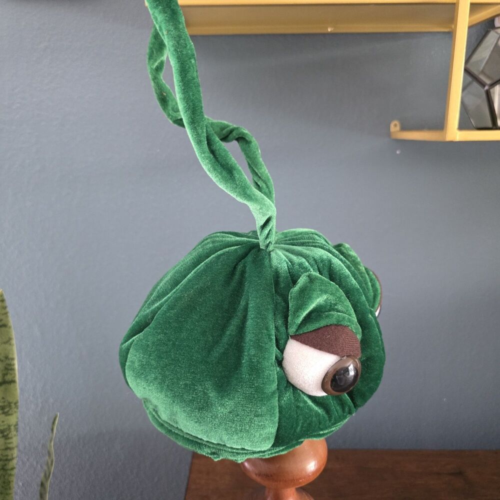 Elope Grasshopper A Bugs Life Velvet Big Eyes Youth Childs Dress up Hat Costume - Picture 4 of 6